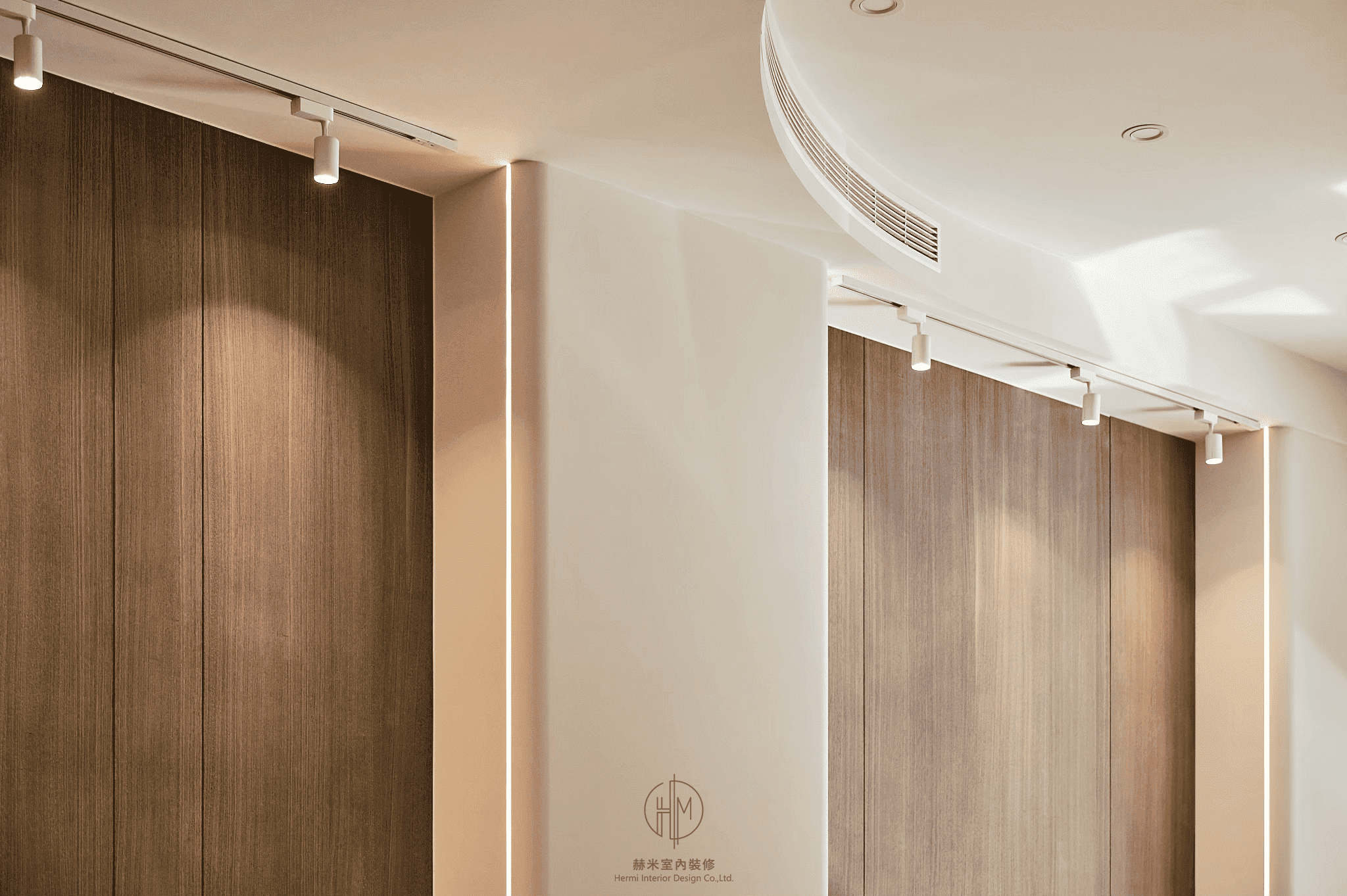 天花板圓弧層次