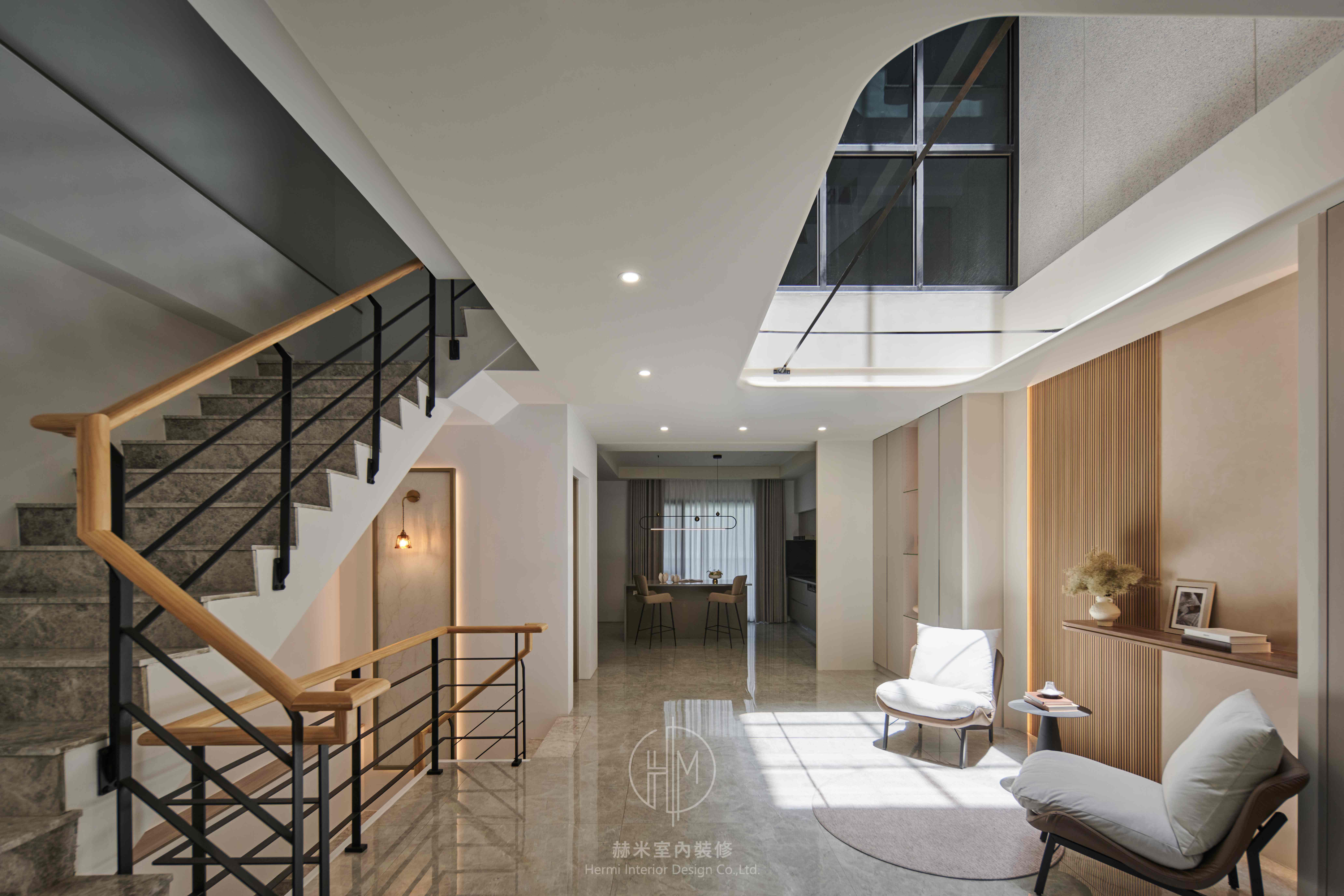 玄關圓弧導角端景