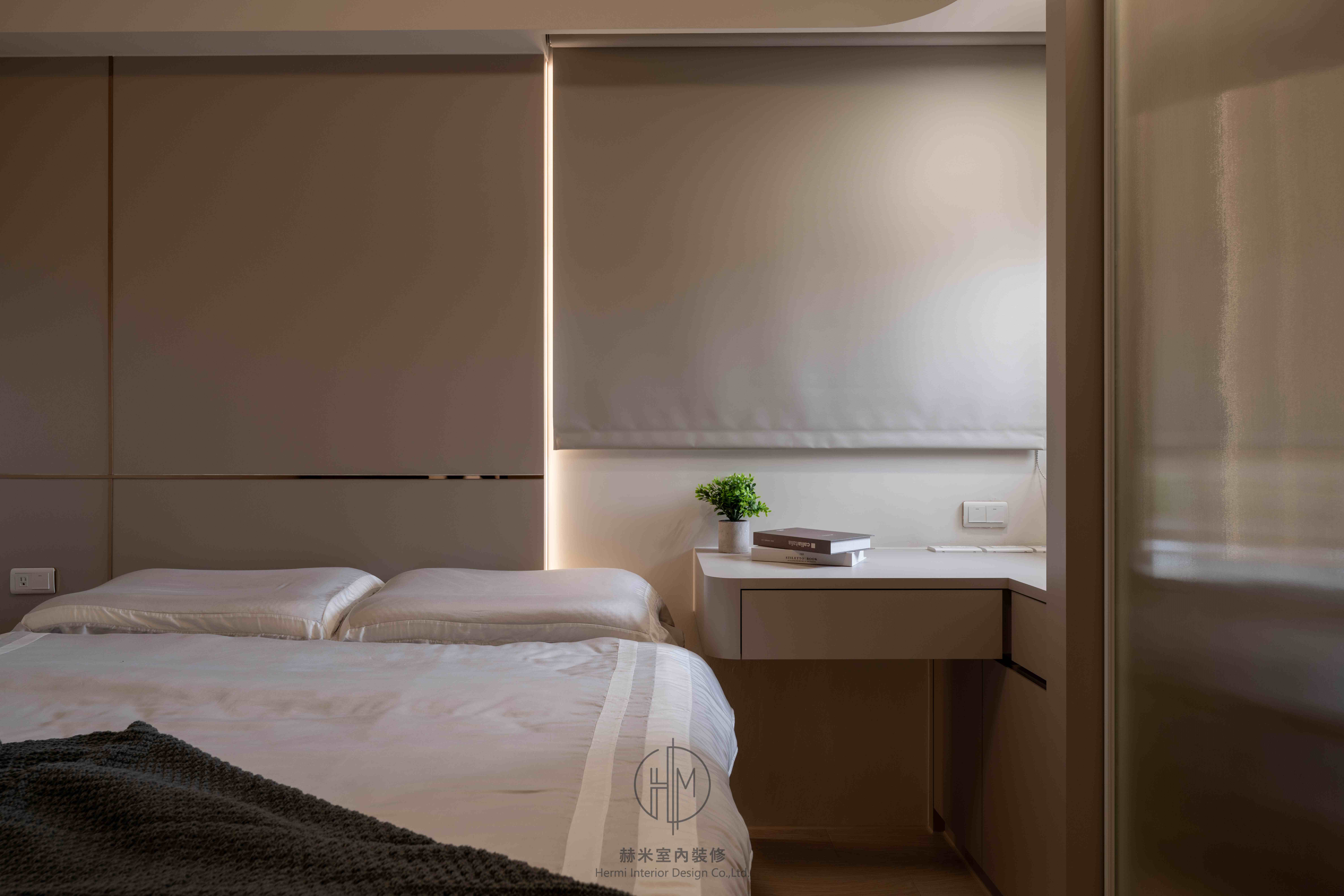 編織紋理床頭細節